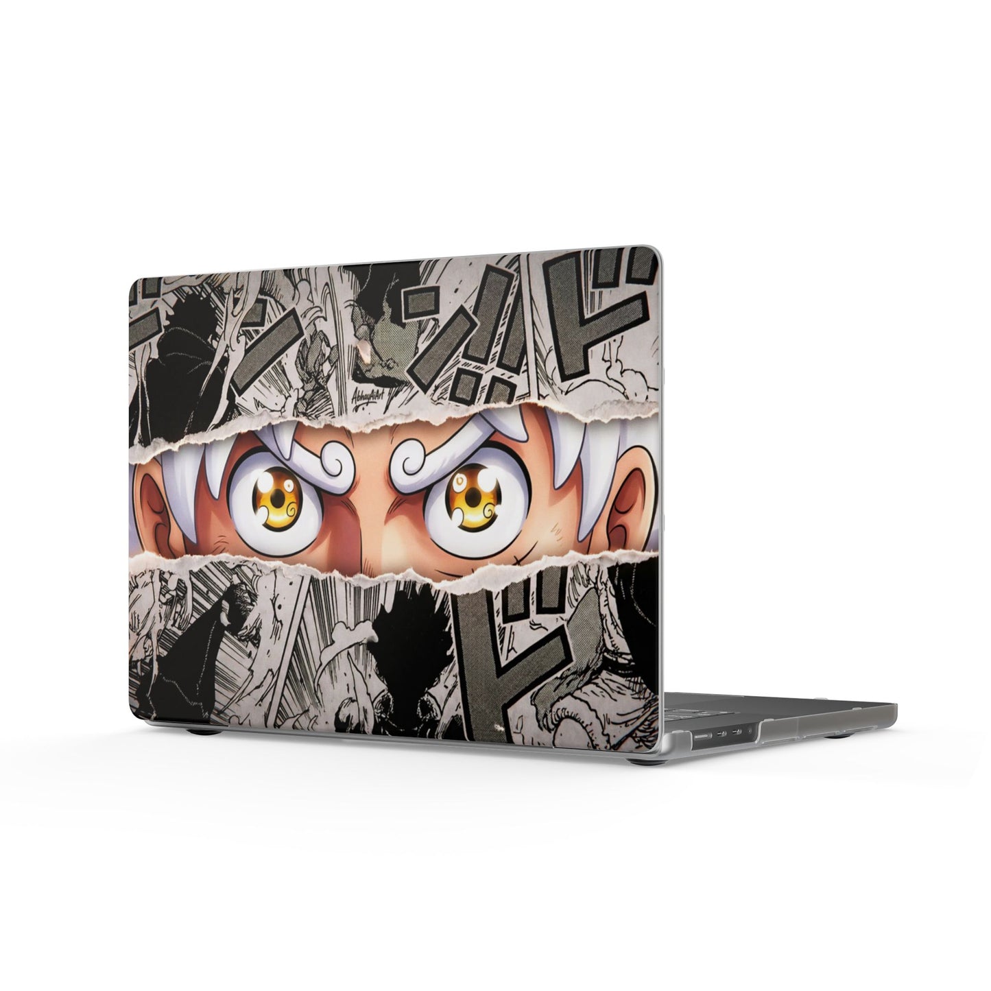 Anime Eyes MacBook Case – Manga Panel Matte Laptop Cover